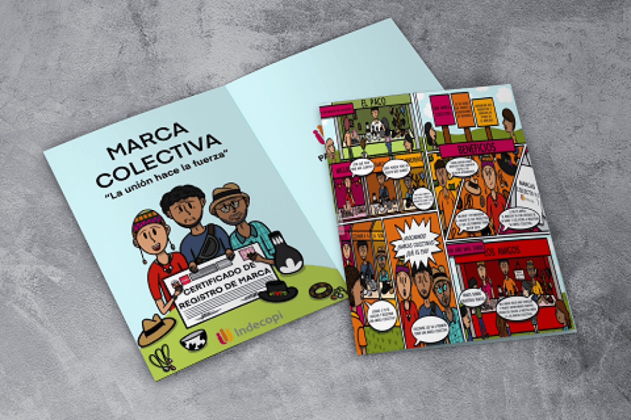 Díptico Indecopi Marcas Colectivas